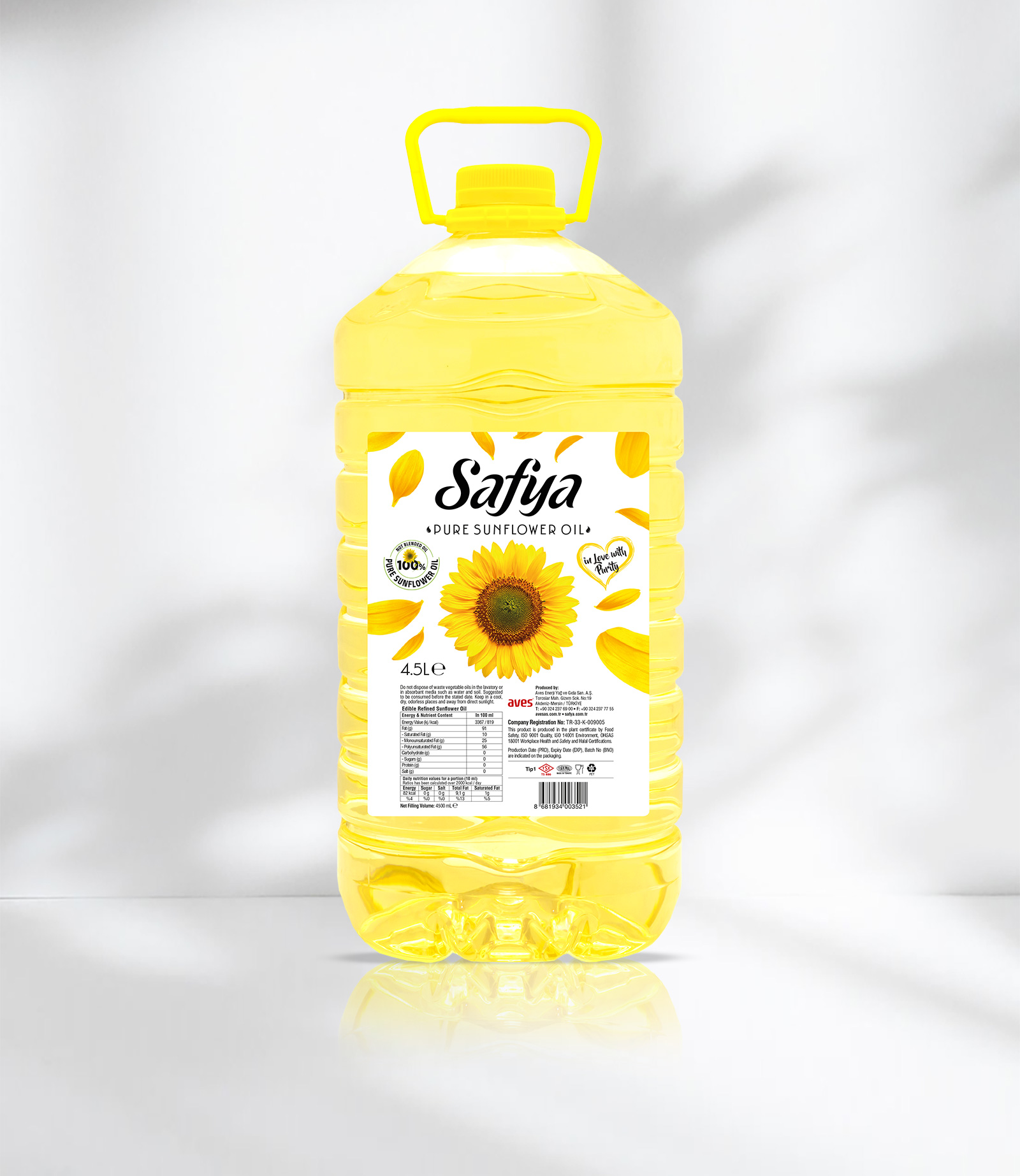 4,5L Pet Bottle Squared